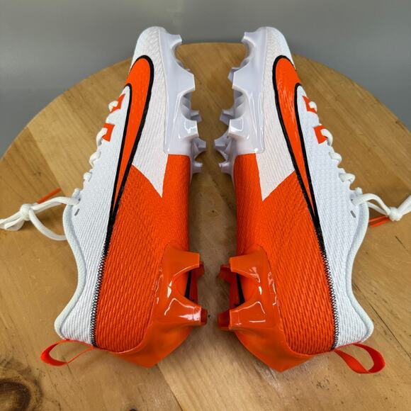 Nike Vapor Edge Speed 360 2 Men's Size 11 Football Cleats White Orange NEW - Picture 6 of 9